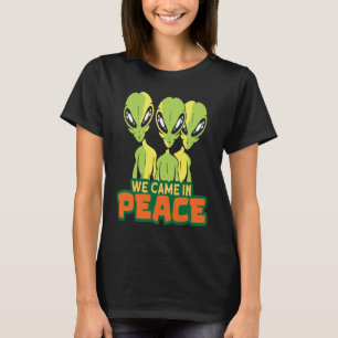 T-shirt citer science-fiction Alien Ufo nous sommes venus