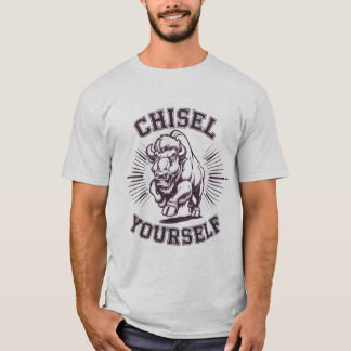 T-shirt Citer Tee 'Chisel Yourself'