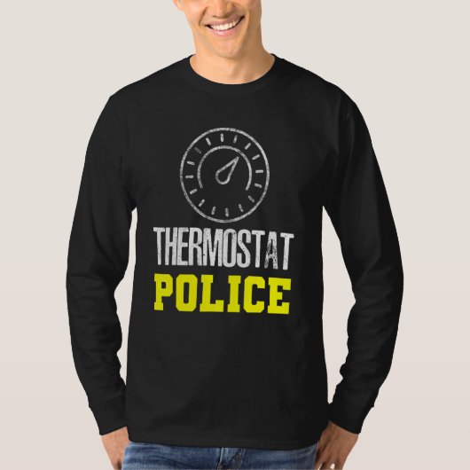 T-shirt Citer Thermostat Police Papa 3 (Devant)