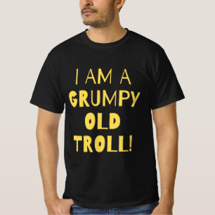 T-shirt Citer vieux troll grincheux