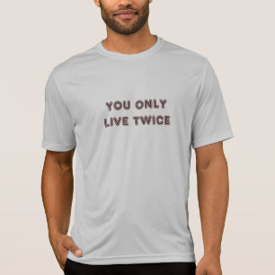 T-shirt Citer Vous Ne Vivez Que Deux Fois Plum