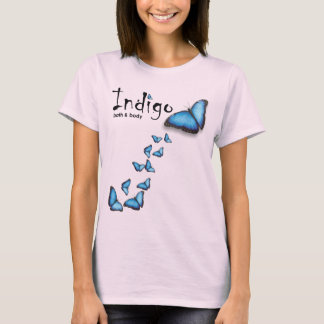 T-shirt Citerne Papillon Indigo
