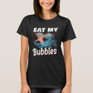 T-shirt Citez Eat My Bubbles Natation Pour Nageurs