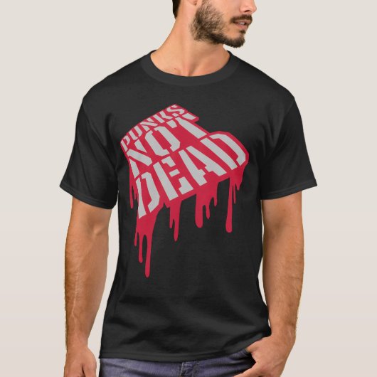 T-shirt Citez les punks pas morts fille (Devant)