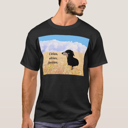 T-shirt Citius, Altius, Fortius. (Devant)