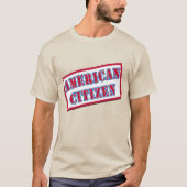 T-shirt citoyen américain (Devant)