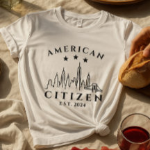 T-shirt citoyen américain moderne | Année personna