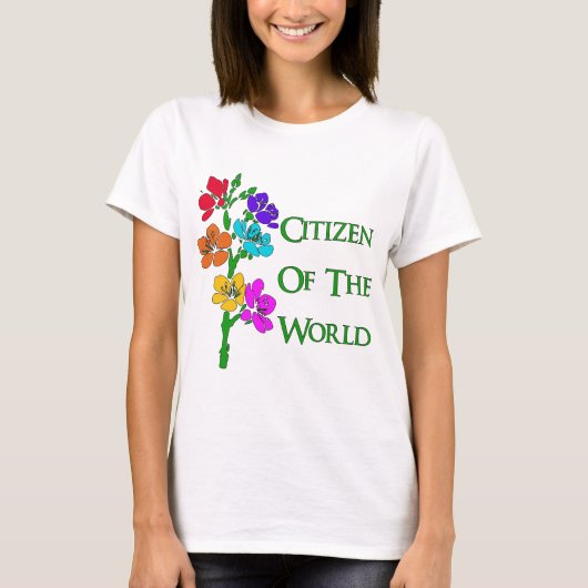 T-shirt Citoyen du monde (Devant)