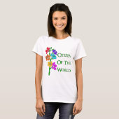 T-shirt Citoyen du monde (Devant entier)