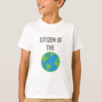 T-shirt Citoyen Du Monde Pour Enfants