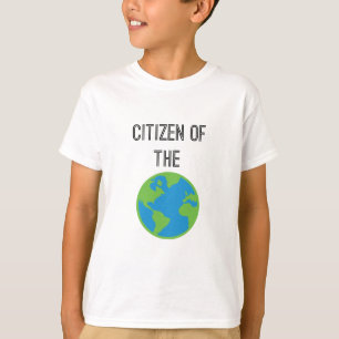 T-shirt Citoyen Du Monde Pour Enfants
