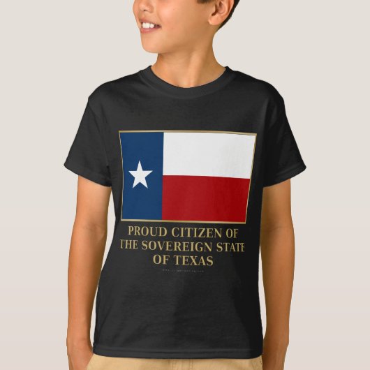 T-shirt Citoyen fier du Texas (Devant)
