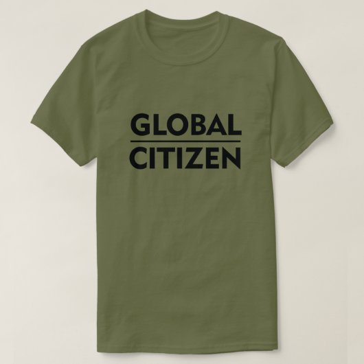 T-SHIRT CITOYEN GLOBAL (Design devant)