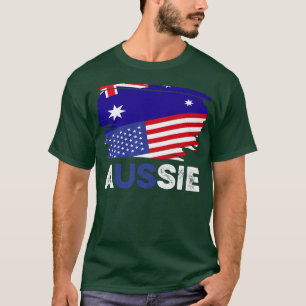 T-shirt Citoyenneté double Australie Aussie Américaine Cit