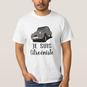 T-shirt Citroën 2CV - Je suis Citroëniste
