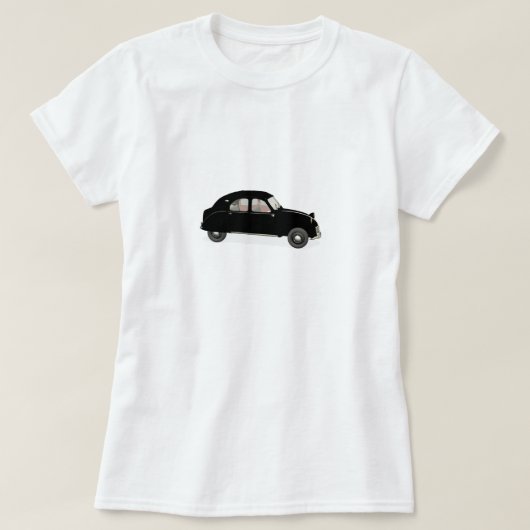 T-shirt Citroën 2CV noire (Design devant)