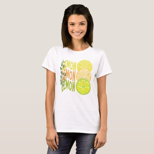 T-shirt citron (Devant entier)