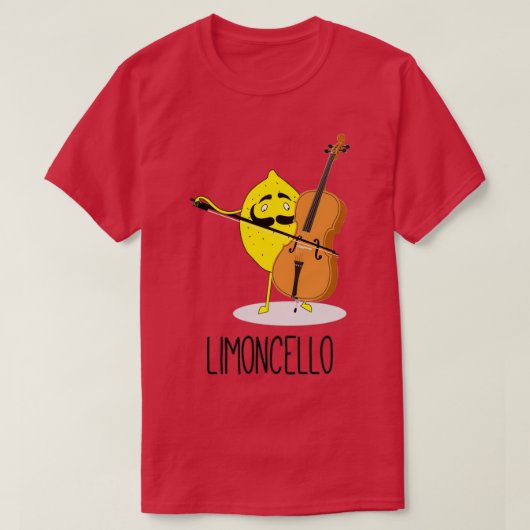 T-shirt Citron Cello faire limoncello (Design devant)