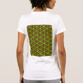 T-shirt Citron, citron vert et bitume avec glace et tranch (Dos)