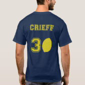 T-shirt Citron de déplacement de Fac de MJN (Crieff) (Dos)