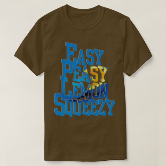 T-shirt Citron doux facile (Design devant)