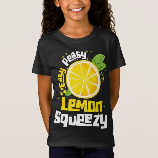 T-Shirt Citron doux Squeezy Citrus Fruit Lemon (Devant)