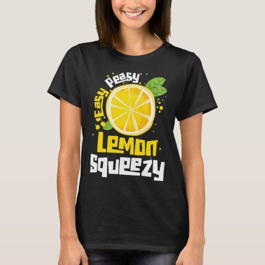 T-shirt Citron doux Squeezy Citrus Fruit Lemon (Devant)