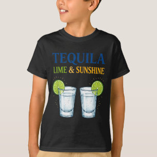 T-shirt Citron et soleil drôle de boisson estivale vacance