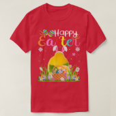 T-shirt Citron Fruit Bunny Oeuf Chasse Funny Lemon Happy E (Design devant)