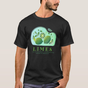 T-shirt Citron Fruit Vitamin C Nutritif Végétalien Fruitar