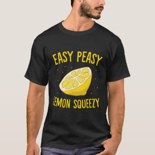 T-shirt Citron pâle simple citron émietté citron d'été Lem