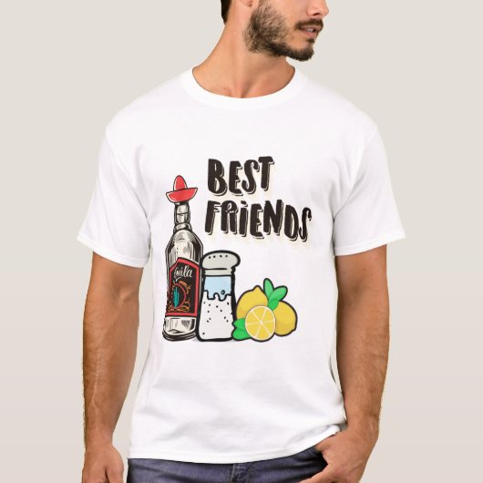T-shirt Citron, Sel Et Tequila T- (Devant)