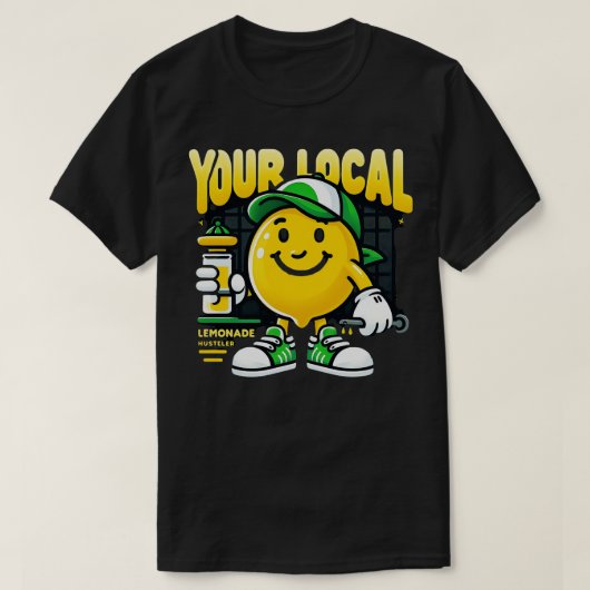T-shirt Citron Stand Funny Lemonade Entrepreneur Pour Garç (Design devant)