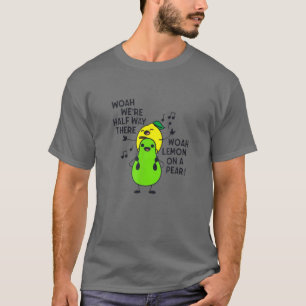 T-shirt Citron Sur Une Pear Teacher Foodie drôle