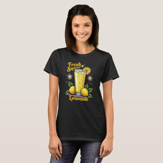 T-shirt Citron Vibes Tee - Citrus froid glacé pour femmes (Devant entier)
