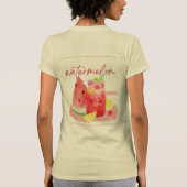 T-shirt Citronnade de pastèque en aquarelle (Dos)