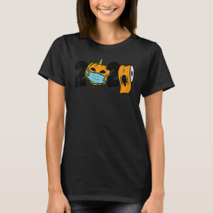 T-shirt citrouille 2020 En Masque Papier Toilette Hallowee