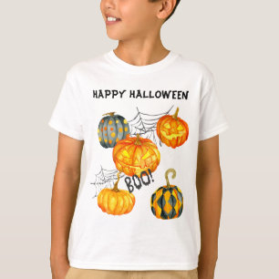 T-shirt Citrouille araignée toile Halloween