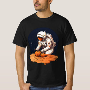 T-shirt Citrouille astronaute en sculpture sur Mars - Hall