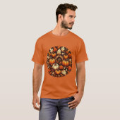T-shirt Citrouille automne (Devant entier)