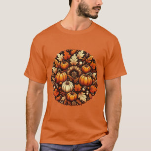 T-shirt Citrouille automne