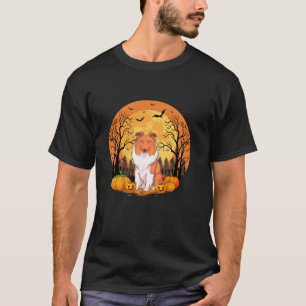 T-shirt Citrouille Avec Drôle Costume Halloween Rough Coll