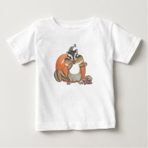 T-shirt Citrouille bébé Cute Chipmunk (écureuil)