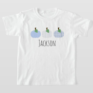 T-shirt Citrouille bleu clair