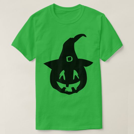T-shirt Citrouille Carving Jack-o'-lantern Witch Casquette (Design devant)