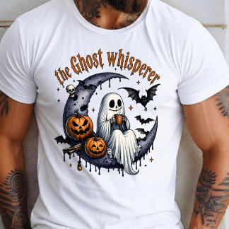 T-shirt Citrouille Chauve-Souris Fantôme Vintage Halloween