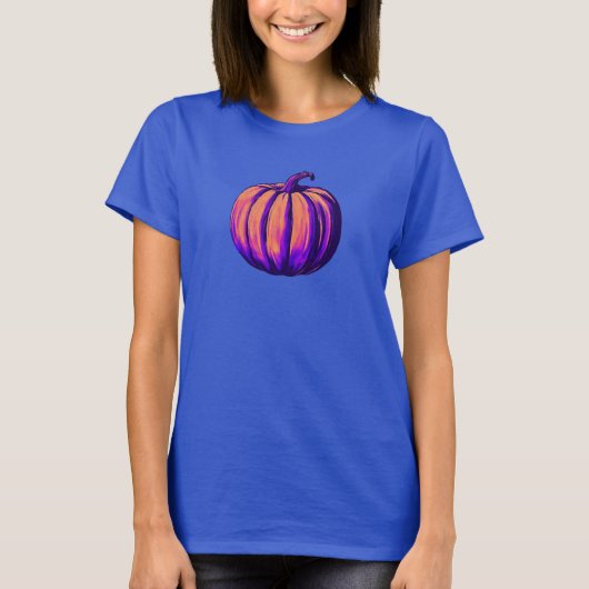T-shirt Citrouille coloré (Devant)