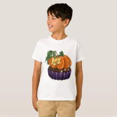 T-shirt Citrouille Cupcake (Devant entier)