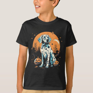 T-shirt Citrouille dalmate Halloween Costume Chien Chien C