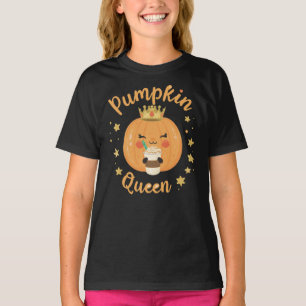T-shirt Citrouille d'automne jouant avec l'illustration de